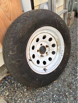 6x12 Utility trailer wheel