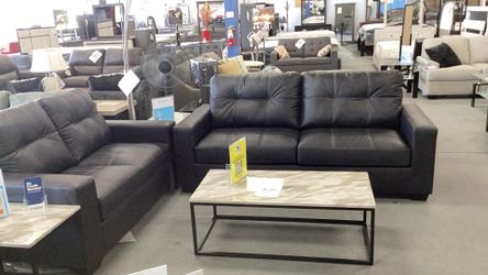 Black Sofa Loveseat Set