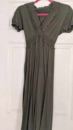 Army green knee length dress BCBG
