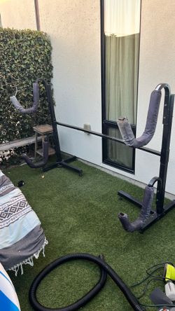 Surfboard rack