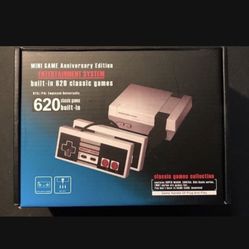 Retro gaming console with 500 games 