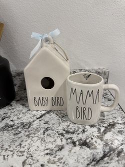Rae Dunn Mug & Bird House Set