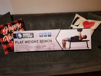 Brand NEW NEVER OPENED, FLAT WEIGHT BENCH