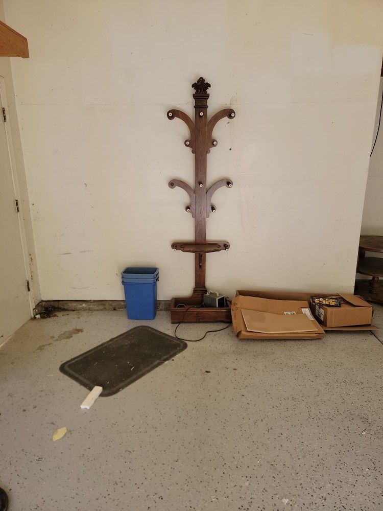 Victorian Oak Coat Stand