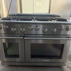 48” Electrolux Dual Fuel Range Stainless Steel 