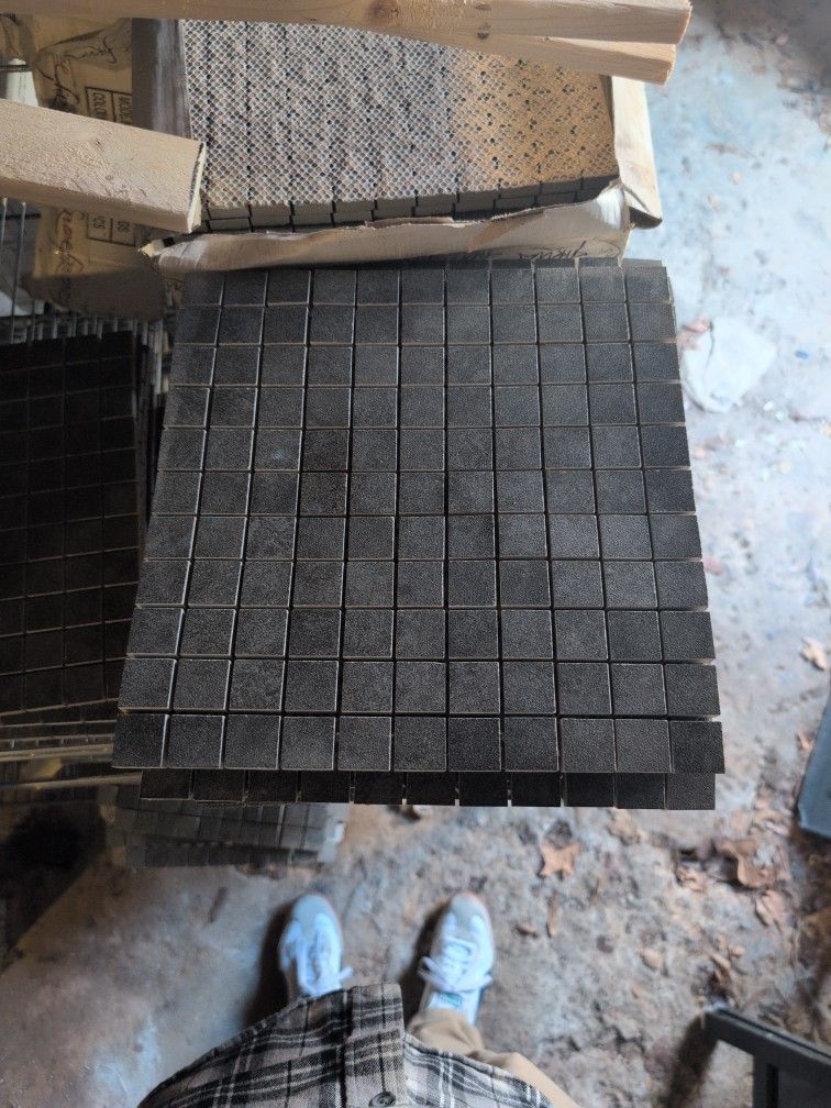Tile Optima 12x12 Natural Stone Mats Dark 12pcs Per Box