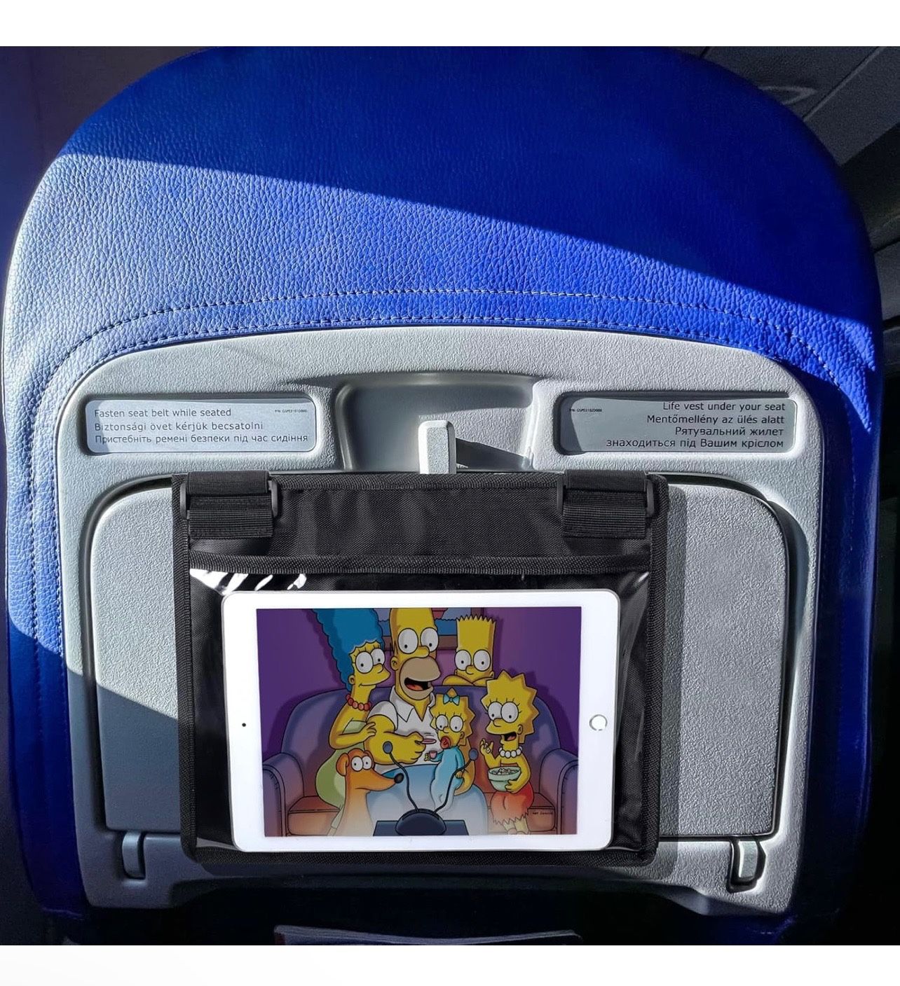 NEW IN BAG Plane Travel Essentials for Kids Baby, Travel Must Haves Airplane Organizer Up to 10.9' Compatible for Cell Phone iPad Samsung Kindle, Plan