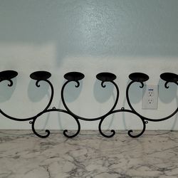 Decorative Wall Mounted Metal Candle Holder