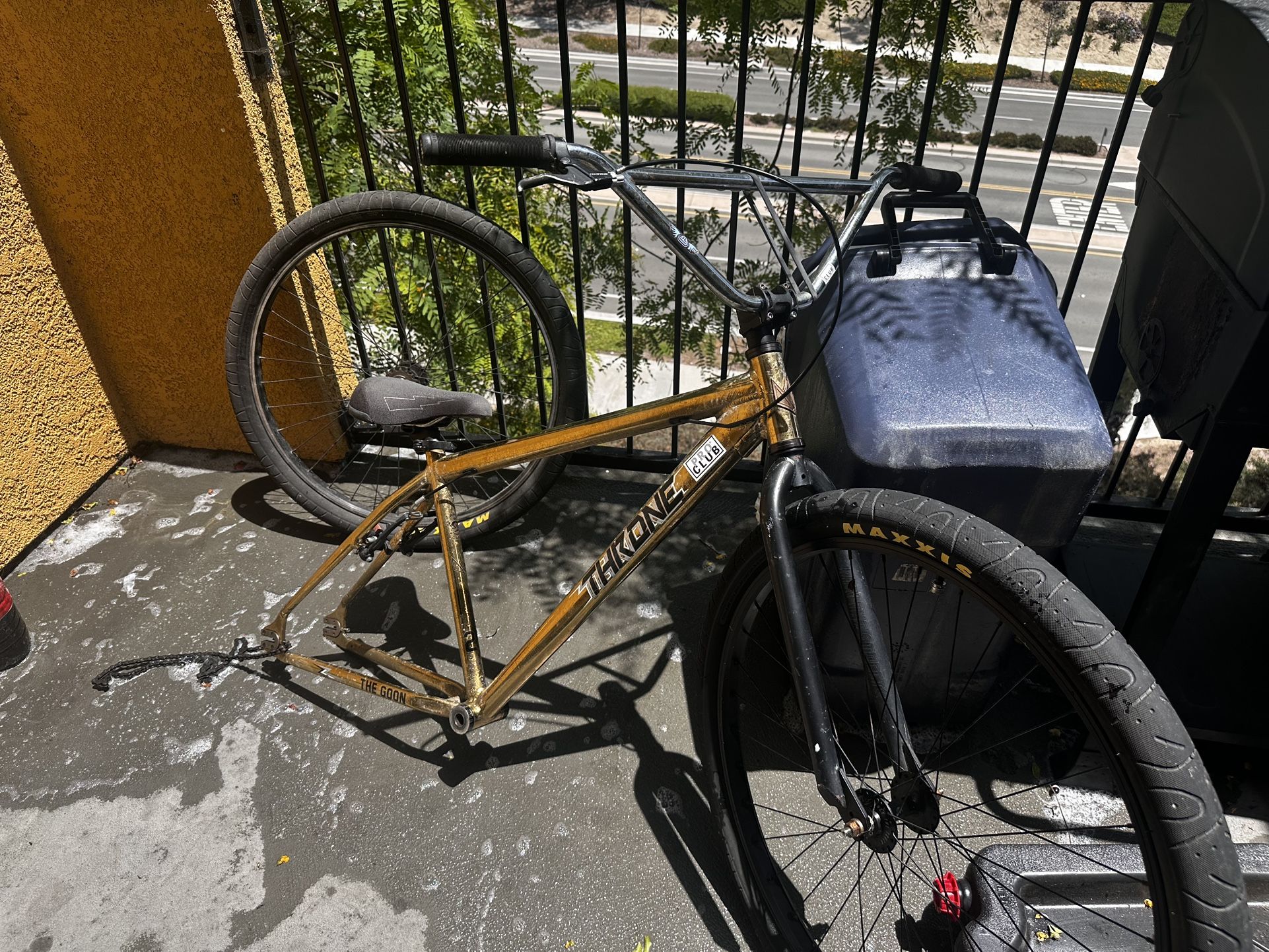 SE bike Bmx THRONE Gold 14k The Goon 29” IN