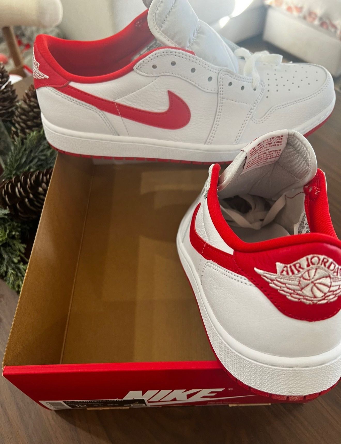 (Brand New/DS) Jordan 1 Low University Red // Sizes 12 & 11.5