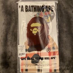 Bape Burberry Tee White Size XXL Brand New 
