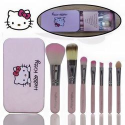 Hello kitty makeup brushes