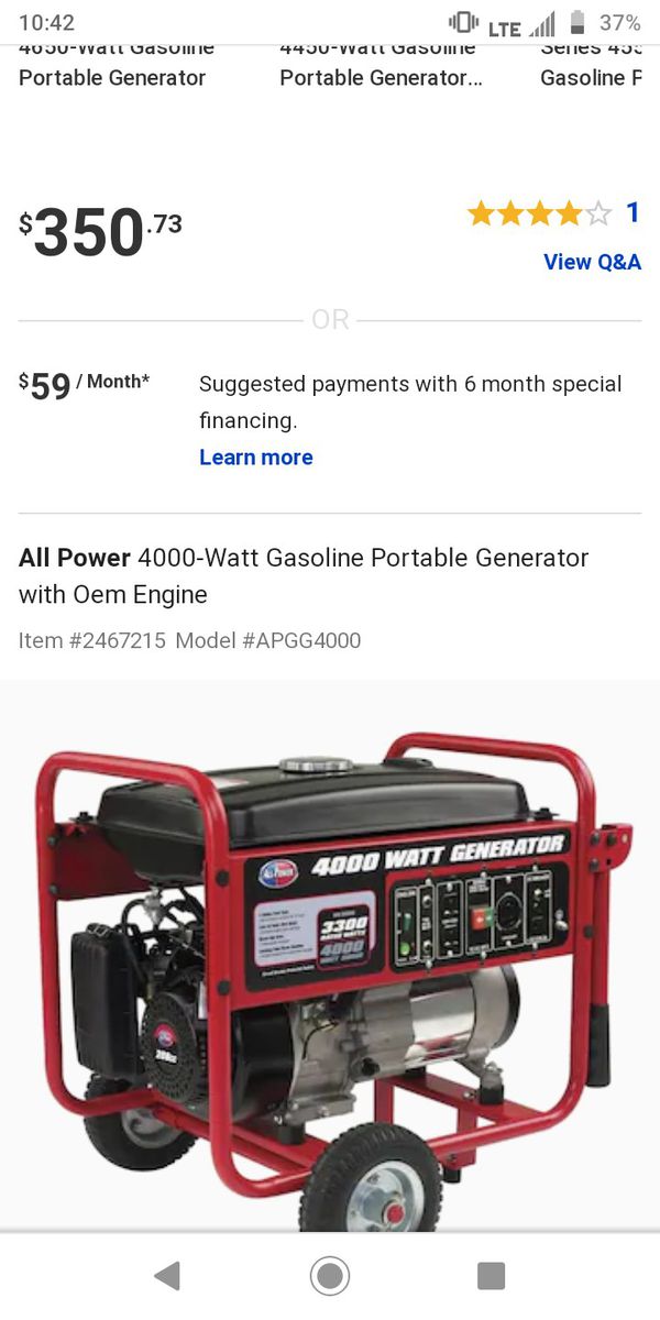 Predator generator for Sale in Garland, TX - OfferUp