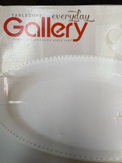 Tabletops Gallery Everyday White Serving Platter