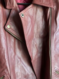Leather Jacket Size Medium 