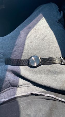 Men’s Geoffrey Beene black diamond watch