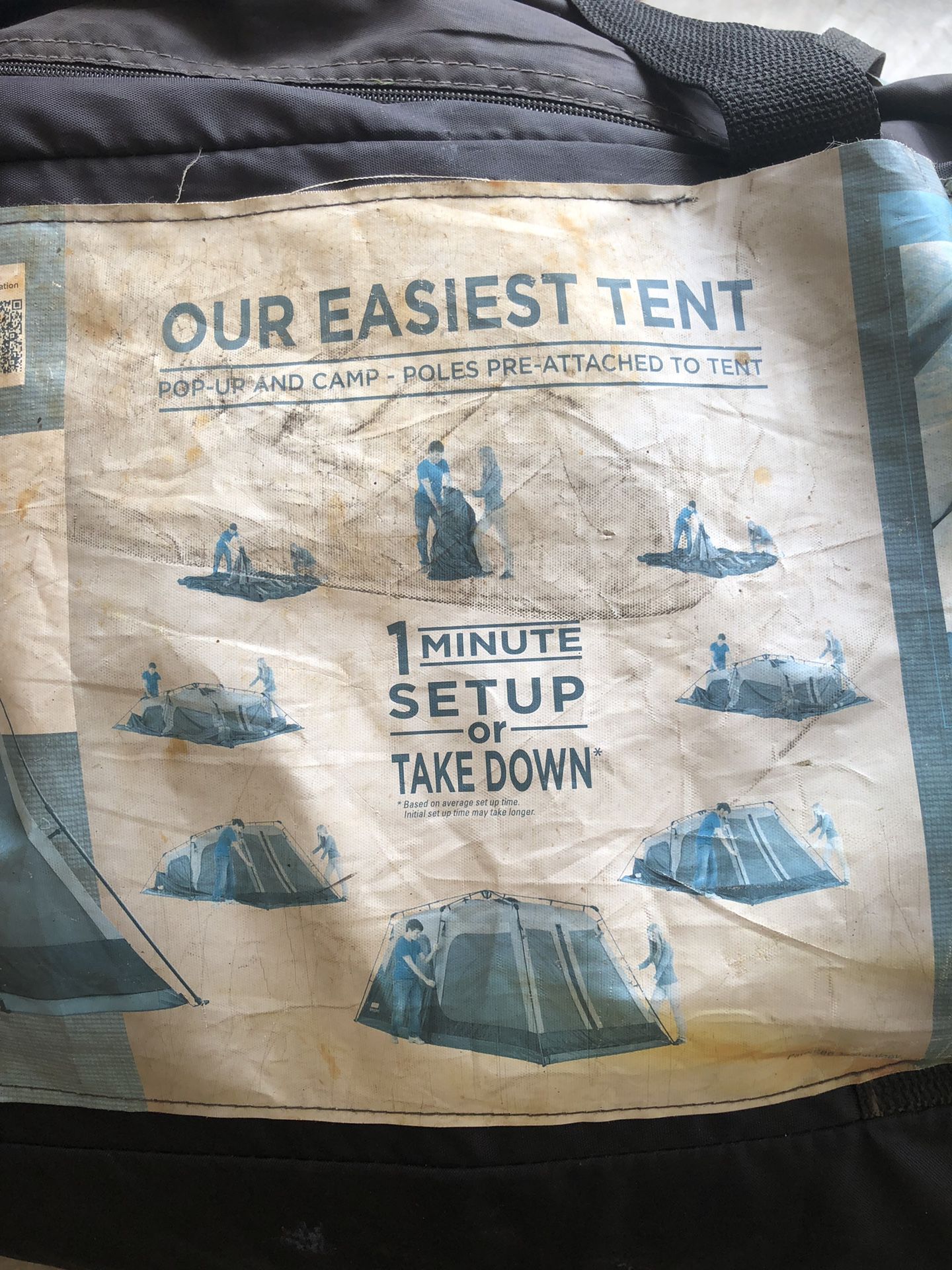 8-person Coleman Instant Tent