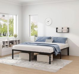 King Size 18” Platform Bed - New!
