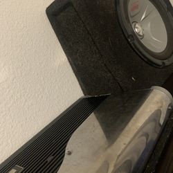 Subwoofer and amp
