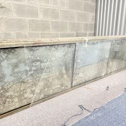 $12K Metal & Glass Room Divider – 7.5ft – Folds – MUST GO TODAY