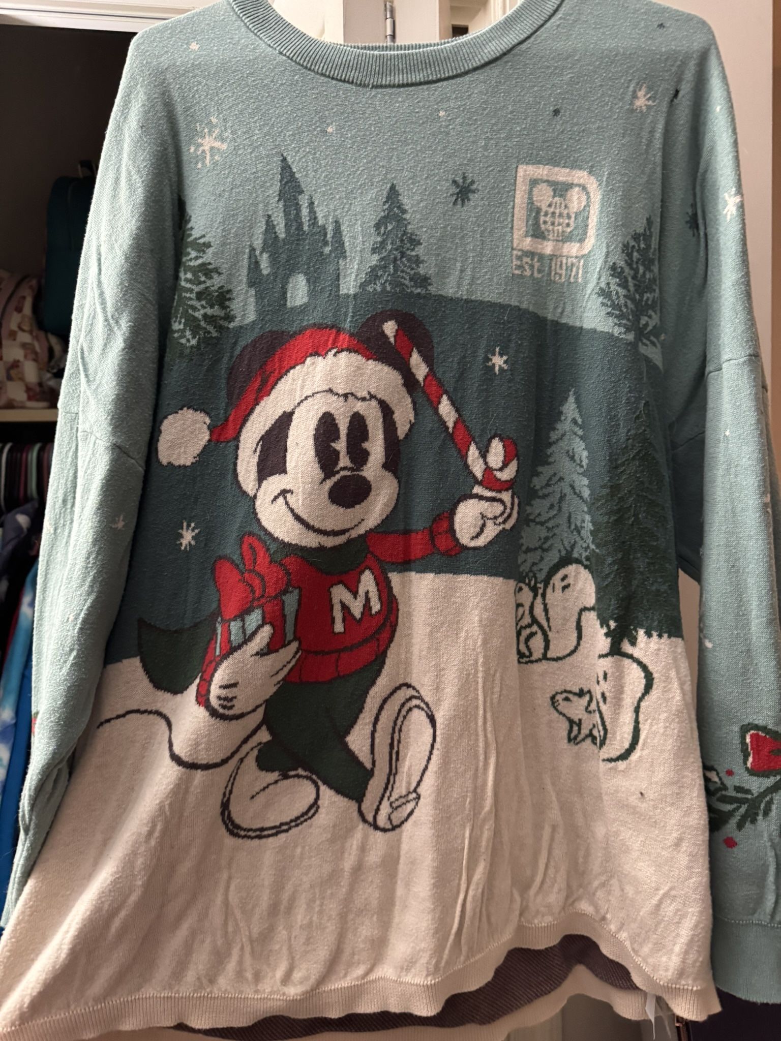 Walt Disney World Christmas Sweater - Size L