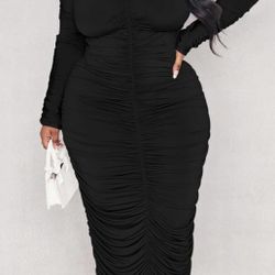 Size Large Black Dress Rushed