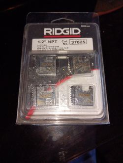 Ridgid Pipe Dies 37825 60$