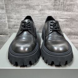 Balenciaga Men’s Leather Shoes With Box 2025 New 