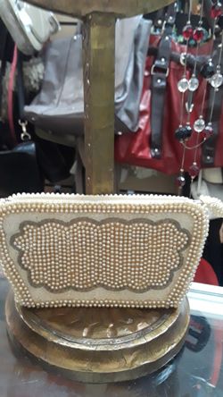 Beaded hand purse