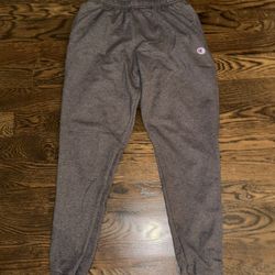 Men’s Champion Grey Sweatpants Joggers, Medium