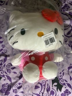 Hk red bow plush mimi bkpk