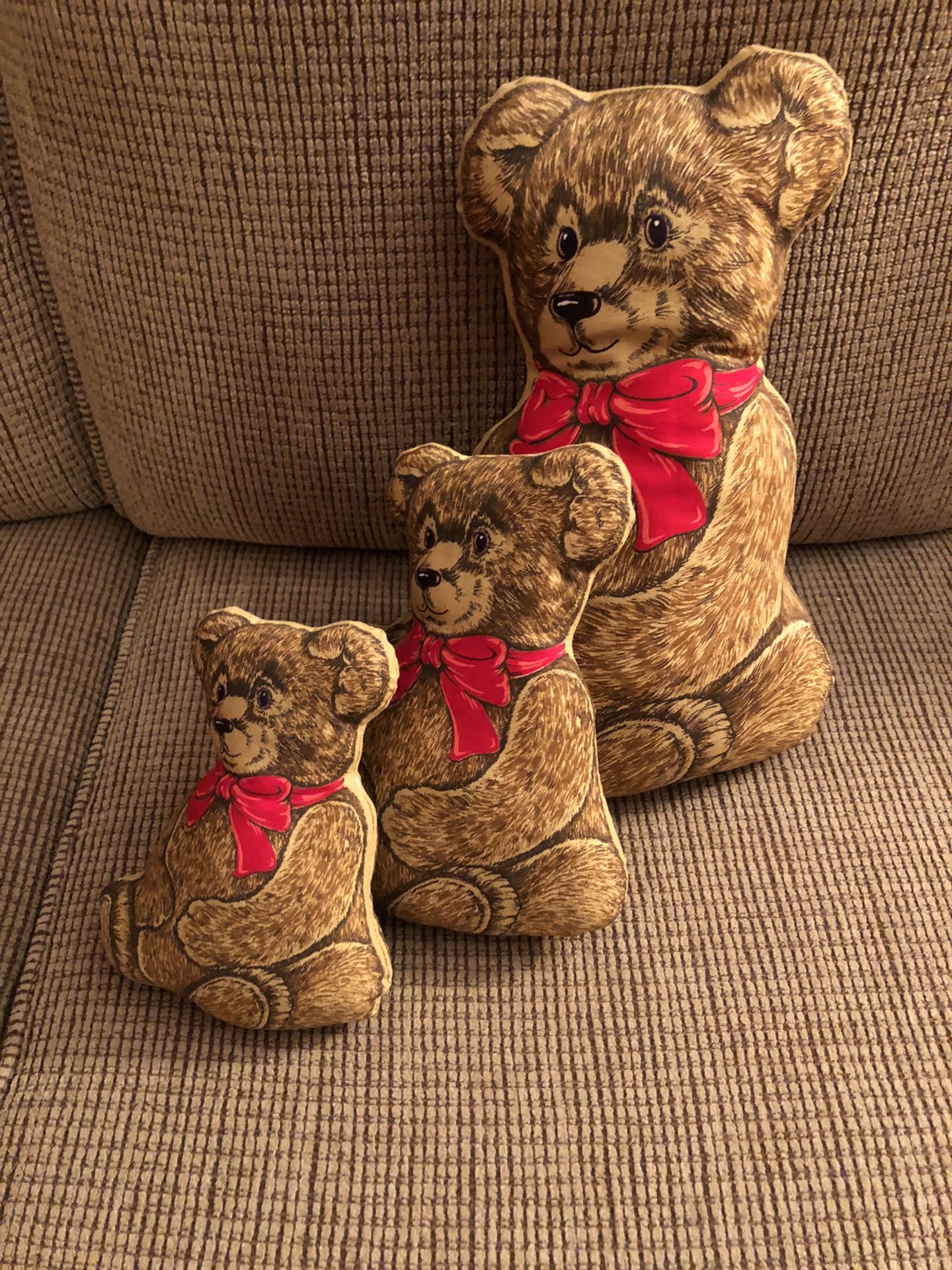 Vintage Three Home Made Bears