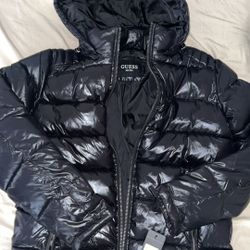 Shiny Guess Puffer Jacket