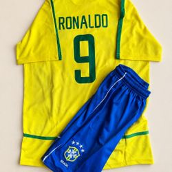 Ronaldo Brasil Retro Jersey Kids W