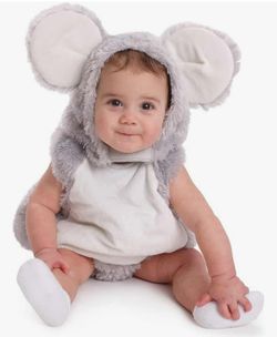 Dress Up America Baby Mouse Costume For Toddlers - Adorable Squeaky Mouse Outfit For Halloween And Year Round Dress-Up, 6-12 months