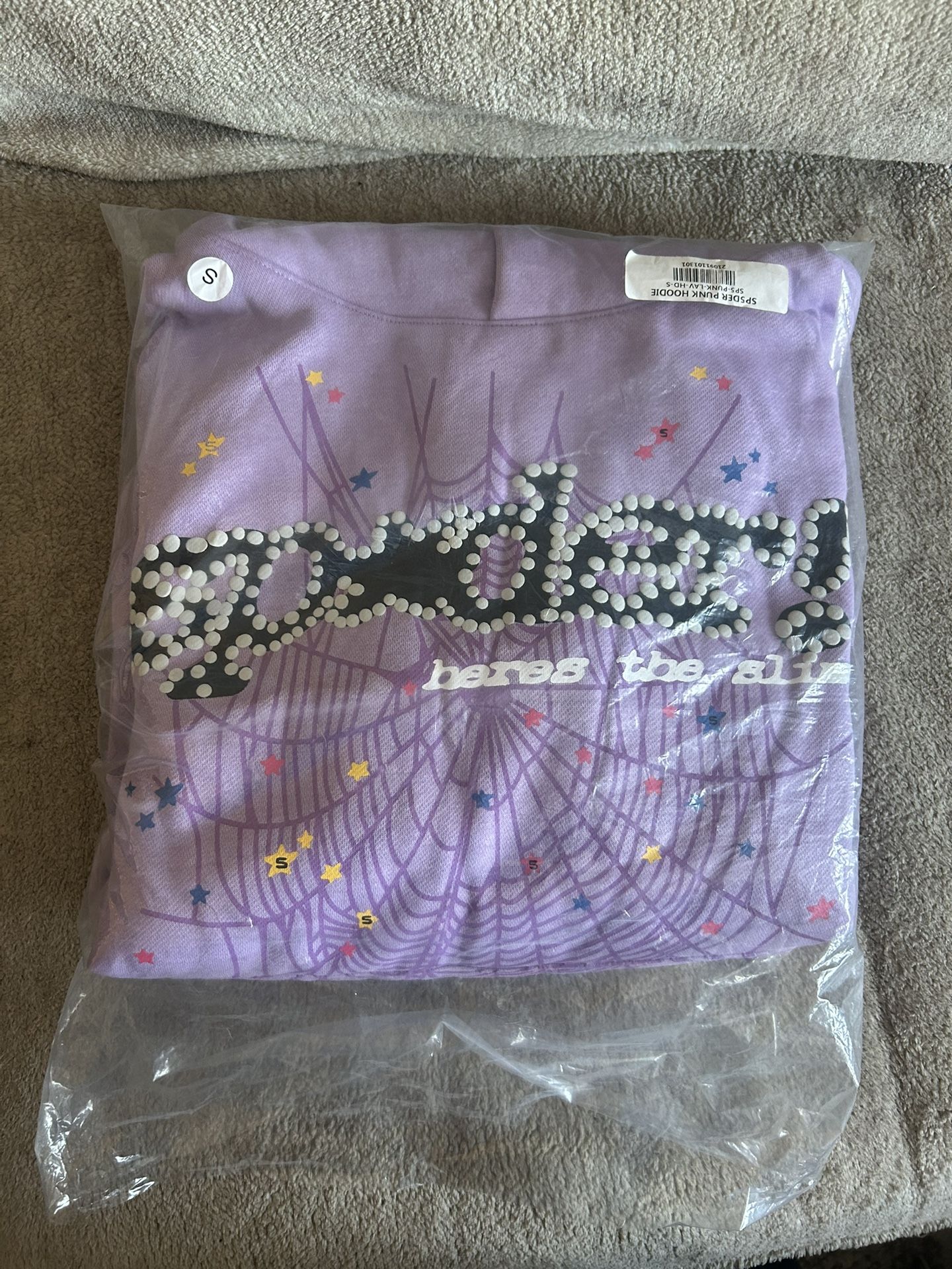 acéi Sp5der hoodie size small