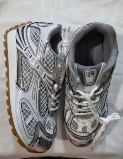 Bottega Veneta Orbit Sneakers White/Silver, Men's 11 US (44 EU)