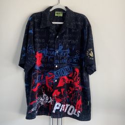 Vintage Dragonfly Sex Pistols Sid Vicious Johnny Rotten Shirt 
