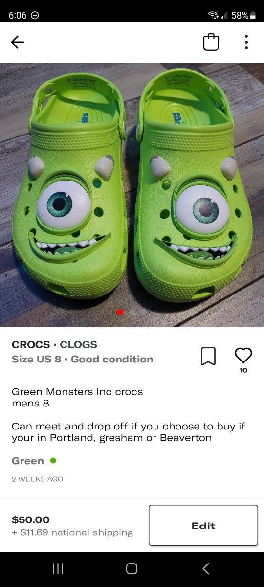 Monsters Ink Crocs