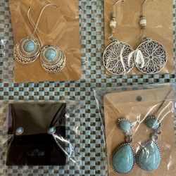 Turquoise inspired earrings