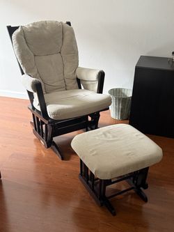 Rocking chair with foot rest