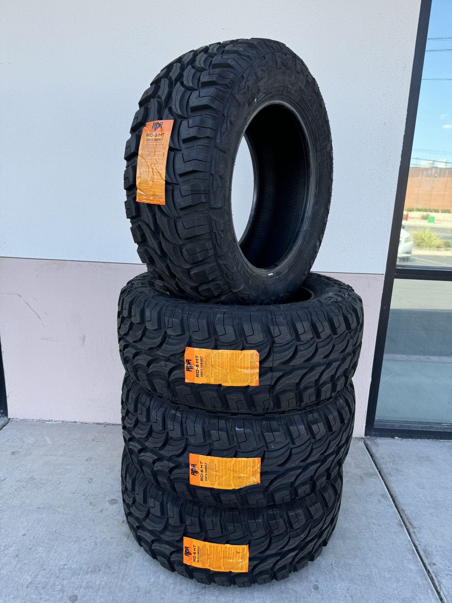 Rdr Rd5 Tire BRAND NEW 35x12.50R20 MUD TERRAIN TIRE SET RDR $900 INCLUDES FREE ...