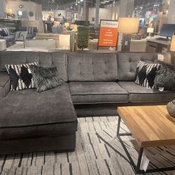 Washable Gray Sectional