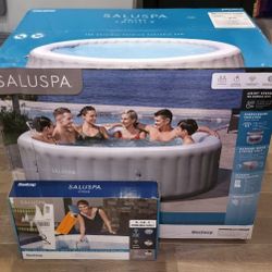 SaluSpa Energy-Efficient 7 person Smart Hot Tub with App Control (Retails for $1100) (BRAND NEW)
