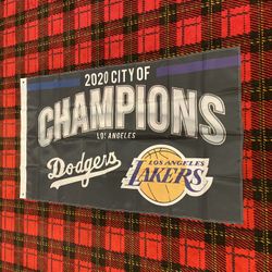 Brand New City Of Champions Banner Flag 