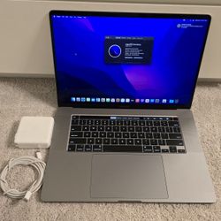 2019 MacBook Pro 16" Touch Bar 4gb Graphic Card