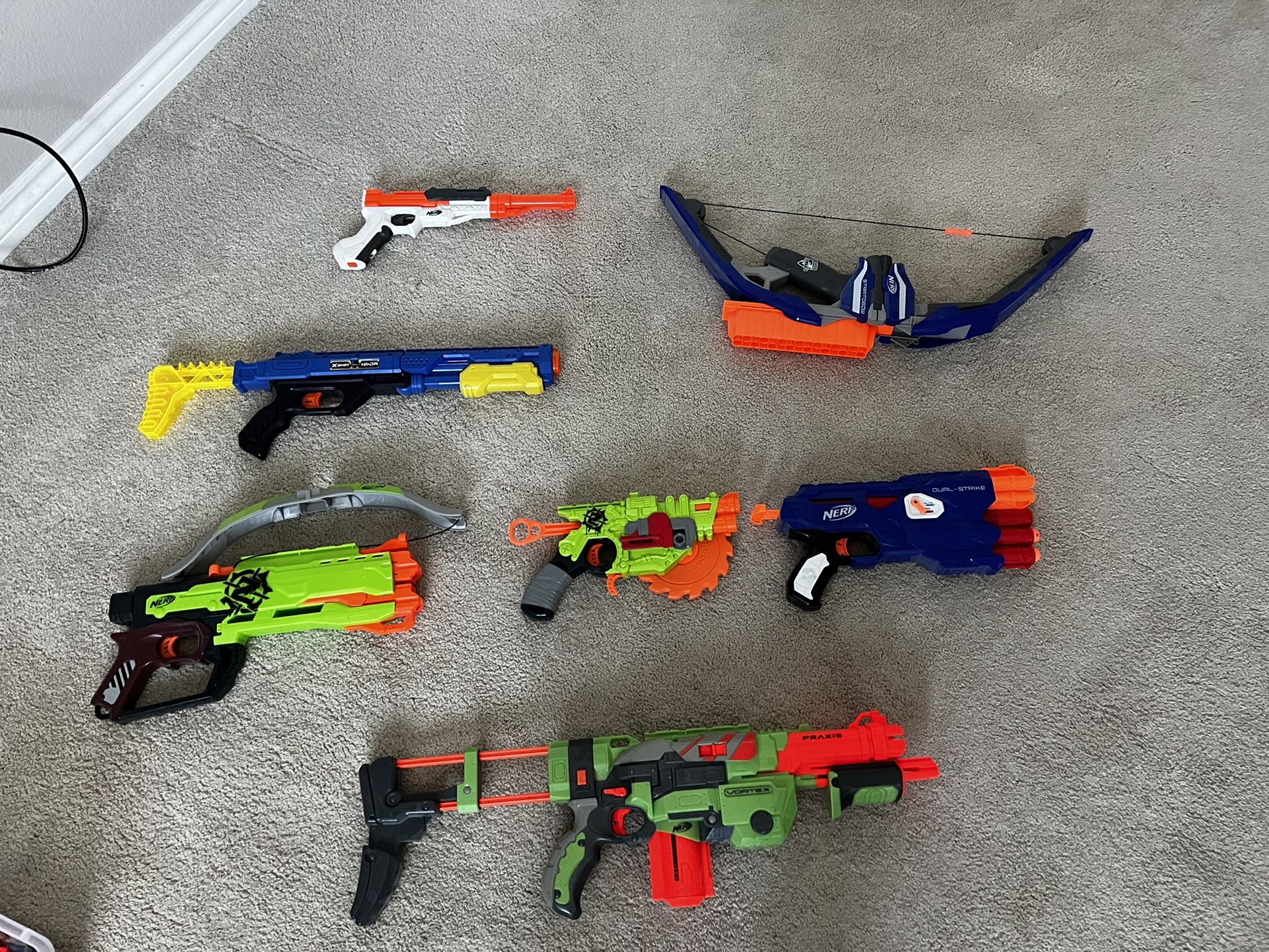Multiple Nerf Guns