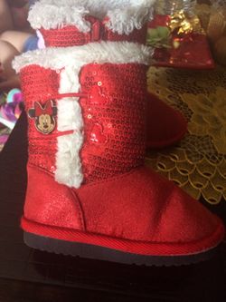 Minie mouse boots
