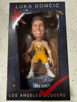 Dodgers Luka Doncic and Shohei Ohtani Bobbleheads