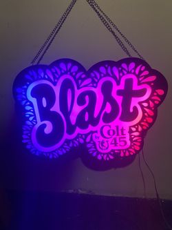 Colt 45 LED Sign 